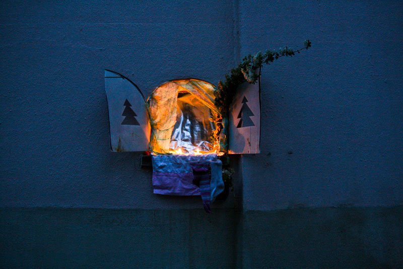 la façade habitée by collectif etc,